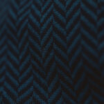 Jacquardhose – Fischgrat – blau