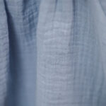 Bluse – Musselin – himmelblau