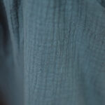 Bluse – Musselin – jeansblau