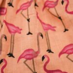 KnotenHaarband – Flamingos – lachsfarben