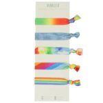 Haargummi-Set – Regenbogen Pride