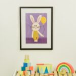 Kinderzimmerbild – Hase – DIN A4