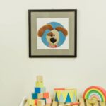Kinderzimmerbild – Hund – quadratisch