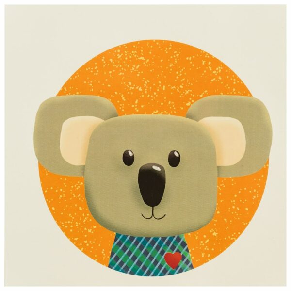 Kinderzimmerbild – Koala – quadratisch