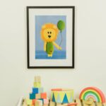 Kinderzimmerbild – Löwe – DIN A4