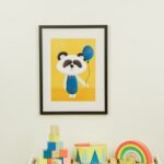 Kinderzimmerbild – Panda – DIN A4