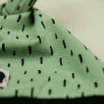 Knotenmütze – Striche – meeresgrün