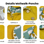 CarSeat Poncho – Walk – mitternachtspetrol